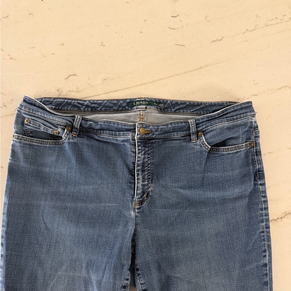Ralph Lauren Denim - Lauren Ralph Lauren Womens  Jeans 20W Classic Straight Denim Blue